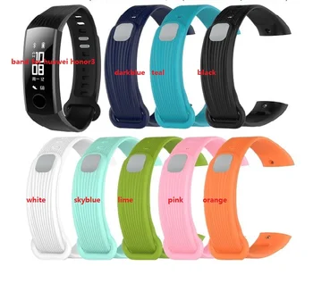 1pc. Strap for Hua-wei Honor Band 3 Multiple Color Bracelet Change Optional Beautiful Stylish. honor3 silicone TPE band
1pc. Strap for Hua-wei Honor Band 3 Multiple Color Bracelet Change Optional Beautiful Stylish. honor3 silicone TPE band