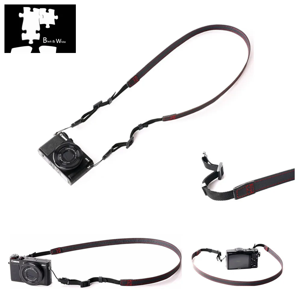 

Pu Leather Camera Shoulder Neck Strap for Sony HX400V HX350 HX300 HX200V H400 H300 H200 RX1 RX1R RX100 Mark VI VA V IV III II