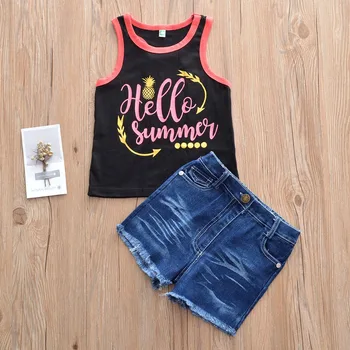 Kids Baby Girls Clothing Set Tops Sleeveless Shorts 2PC Casual Outfits Clothes Set Girls
Kids Baby Girls Clothing Set Tops Sleeveless Shorts 2PC Casual Outfits Clothes Set Girls