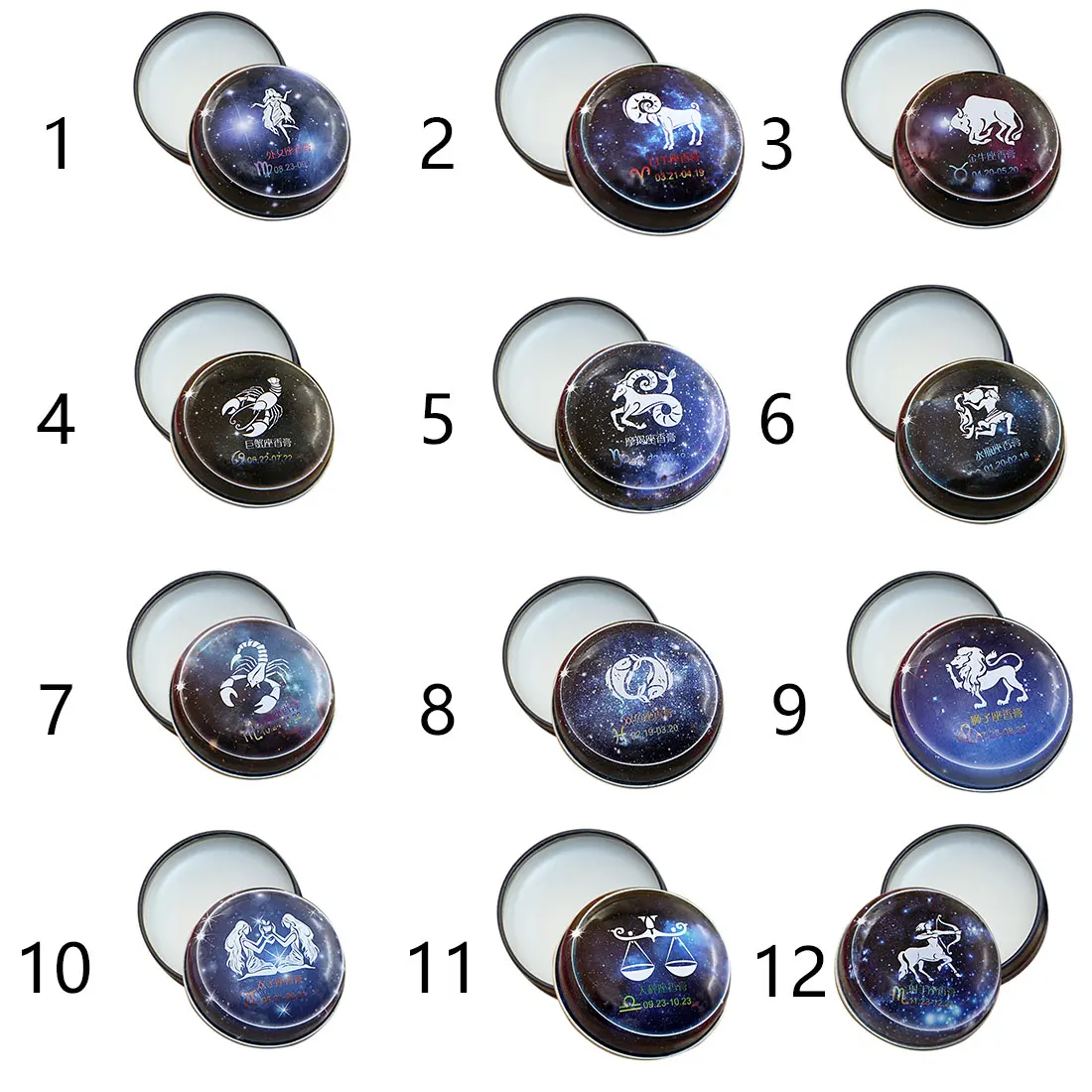 12pcs Solid parfum Perfume and Fragrances Women Men 12constellations Fruity aroma femme perfume feminino masculino Deodorant 
12pcs Solid parfum Perfume and Fragrances Women Men 12constellations Fruity aroma femme perfume feminino masculino Deodorant