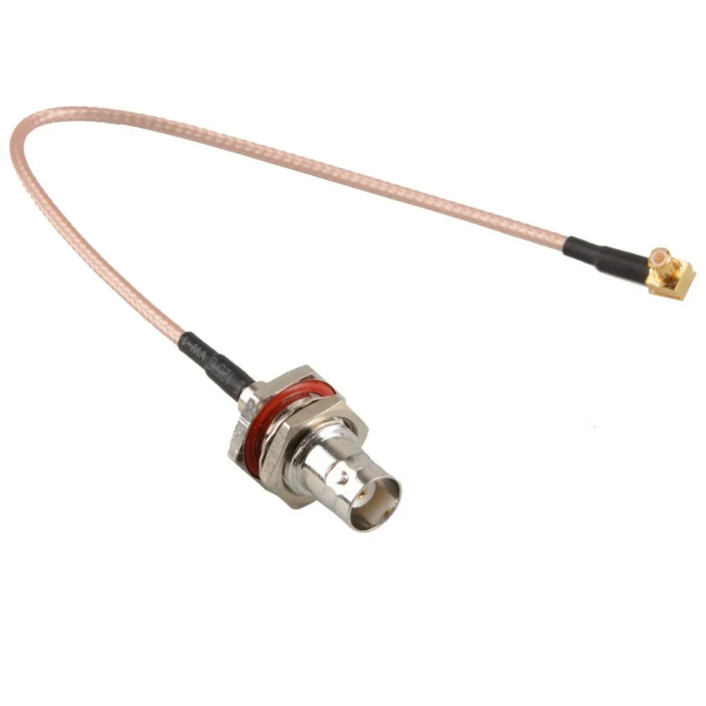 BNC Female Bulkhead to MCX Male Right Angle RF Cable Assembly RG178 RF Coaxial Coax Cable MCX Male Plug to BNC Female Jack Cable
BNC Female Bulkhead to MCX Male Right Angle RF Cable Assembly RG178 RF Coaxial Coax Cable MCX Male Plug to BNC Female Jack Cable