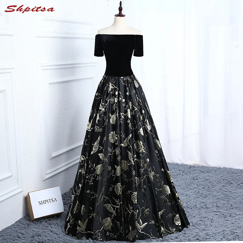 Black Floral Mother of the Bride Dresses for Weddings Plus Size A Line Off Shoulder Evening Groom Godmother Dresses Gown
Black Floral Mother of the Bride Dresses for Weddings Plus Size A Line Off Shoulder Evening Groom Godmother Dresses Gown