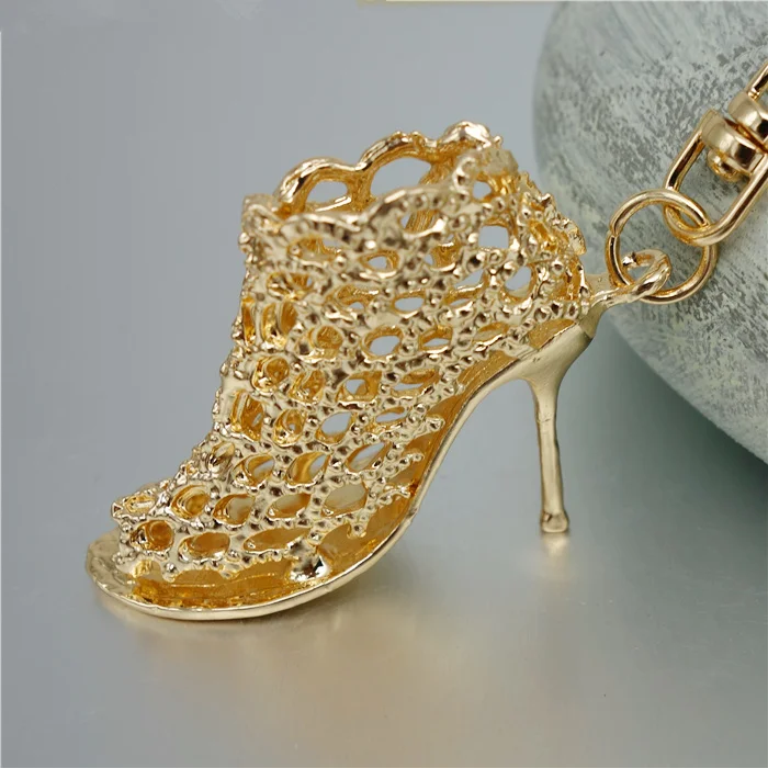 Adojewello Jewelry Hollowed-out Gold Color High-heeled Shoes Keychain Keyring Chram Key Holder Creative Gift Wholesale
Adojewello Jewelry Hollowed-out Gold Color High-heeled Shoes Keychain Keyring Chram Key Holder Creative Gift Wholesale