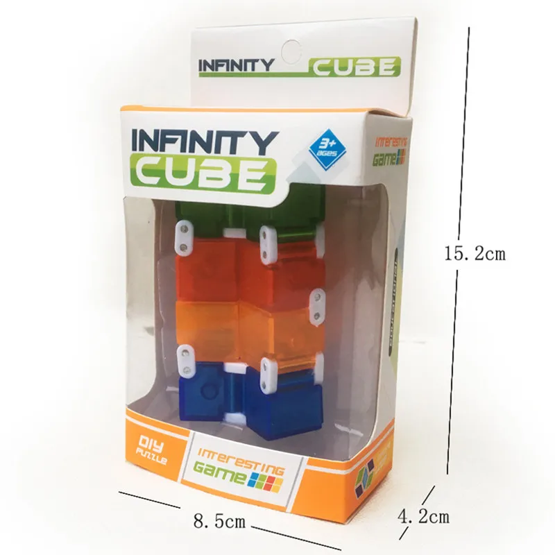 Colorful INFINITY CUBE Fidget EDC Finger Magic Cube Toy Relief Focus Anxiety Stress Relax Gift Toy Hand Fidget Infinite Cube
Colorful INFINITY CUBE Fidget EDC Finger Magic Cube Toy Relief Focus Anxiety Stress Relax Gift Toy Hand Fidget Infinite Cube
