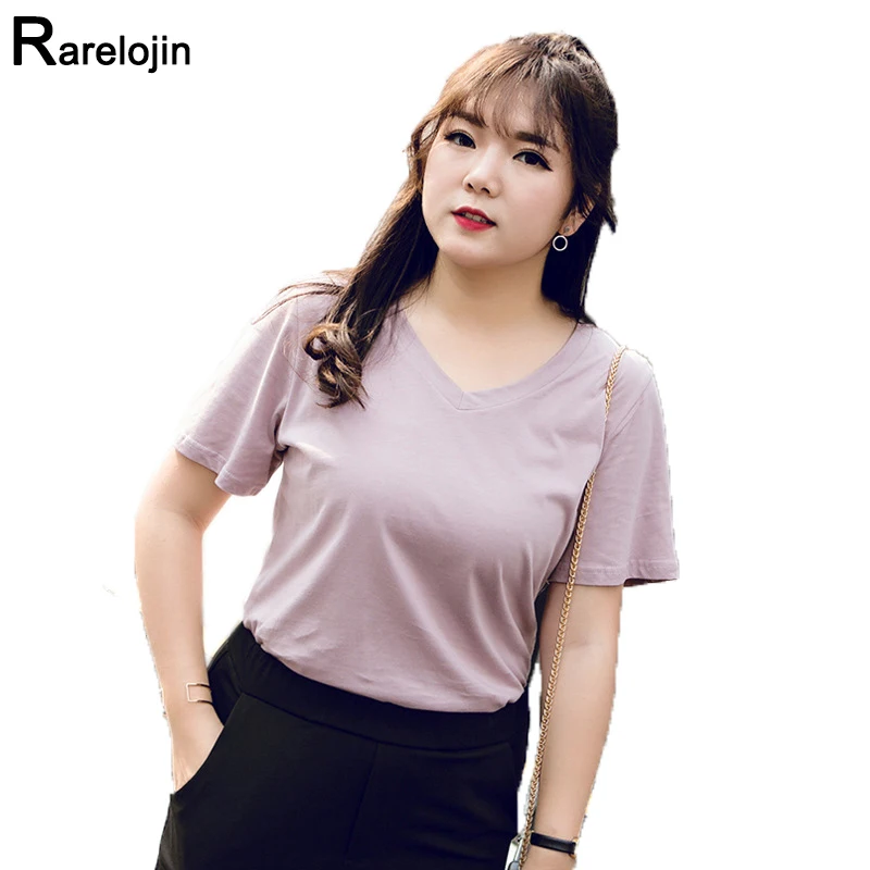 Summer T-shirt 2019 new fashion plus size women tshirt wear loose thin solid color fat short sleeve shirt women T-shirt clothes
Summer T-shirt 2019 new fashion plus size women tshirt wear loose thin solid color fat short sleeve shirt women T-shirt clothes