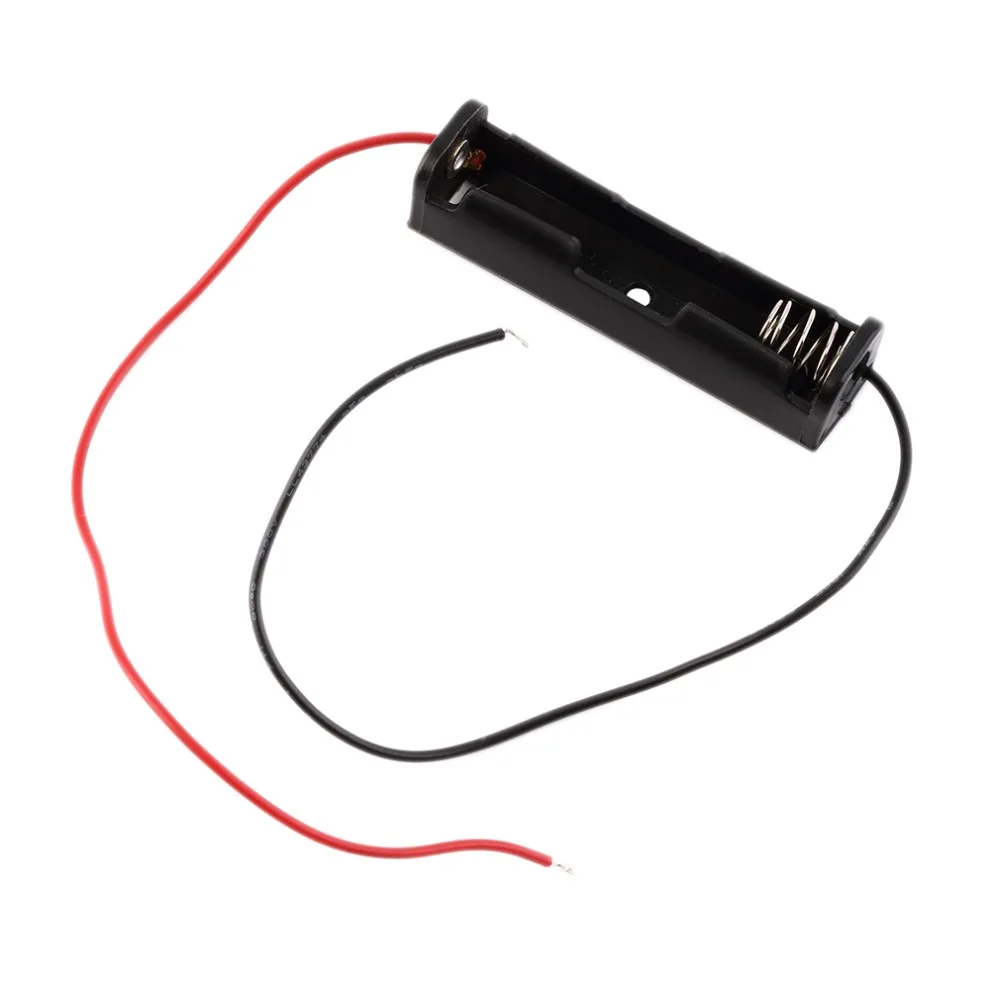 New Arrival AAA Battery Storage Case Plastic Box Holder with 6'' Cable Lead for 1 x AAA Batteries for Soldering Connecting
New Arrival AAA Battery Storage Case Plastic Box Holder with 6'' Cable Lead for 1 x AAA Batteries for Soldering Connecting