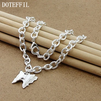 DOTEFFIL 925 Sterling Silver 18 Inch Chain Two Butterfly Pendant Necklace For Women Wedding Engagement Fashion Jewelry
DOTEFFIL 925 Sterling Silver 18 Inch Chain Two Butterfly Pendant Necklace For Women Wedding Engagement Fashion Jewelry