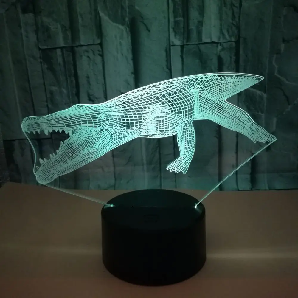 Crocodile 3d Night Lamp Colorful Touch Remote Control Led Visual Desk Lamp Gift Atmosphere Small Lighting Table Lamps
Crocodile 3d Night Lamp Colorful Touch Remote Control Led Visual Desk Lamp Gift Atmosphere Small Lighting Table Lamps