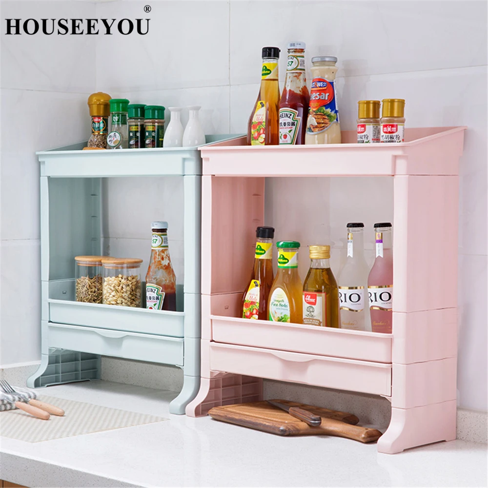 Plastic Double Layer Kitchen Storage Rack Seasoning Oil Sauce Spices Bottle Condiment Shelf Tray Kitchen Utensil Organizer Tool
Plastic Double Layer Kitchen Storage Rack Seasoning Oil Sauce Spices Bottle Condiment Shelf Tray Kitchen Utensil Organizer Tool