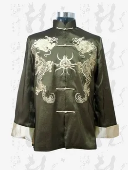 Chinese Fashion Trends Green Men's Satin Coat Vintage Embroidery Dragon Jacket Mandarin Collar Costume S M L XL XXL XXXL MJ015
Chinese Fashion Trends Green Men's Satin Coat Vintage Embroidery Dragon Jacket Mandarin Collar Costume S M L XL XXL XXXL MJ015