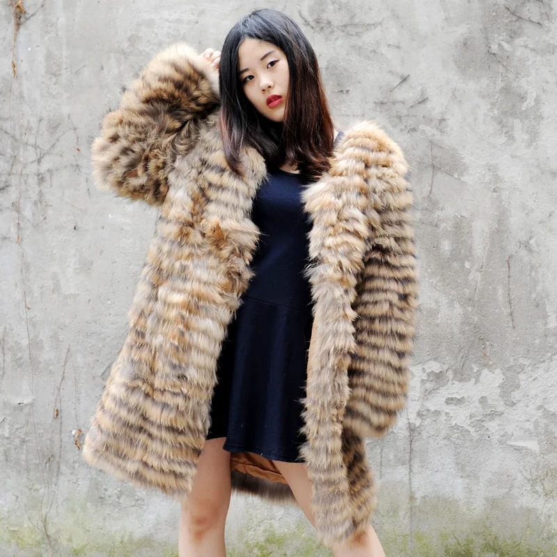 CX-G-A-180D Women Fur Jacket Women Long Coat Real Raccoon Fur Jacket Women Coat Plus Size 7XL
CX-G-A-180D Women Fur Jacket Women Long Coat Real Raccoon Fur Jacket Women Coat Plus Size 7XL