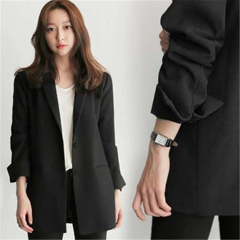 2019 New Spring Autumn Women Coat loose Slim Suit Jacket Casual OL thin Plus Size Blazer Outerwear x428
2019 New Spring Autumn Women Coat loose Slim Suit Jacket Casual OL thin Plus Size Blazer Outerwear x428