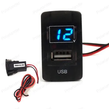 For H/onda Car Cellphone Charger Auto Accessories Adapter LED Digital Voltmeter 5V 2.1A USB Port Socket
For H/onda Car Cellphone Charger Auto Accessories Adapter LED Digital Voltmeter 5V 2.1A USB Port Socket
