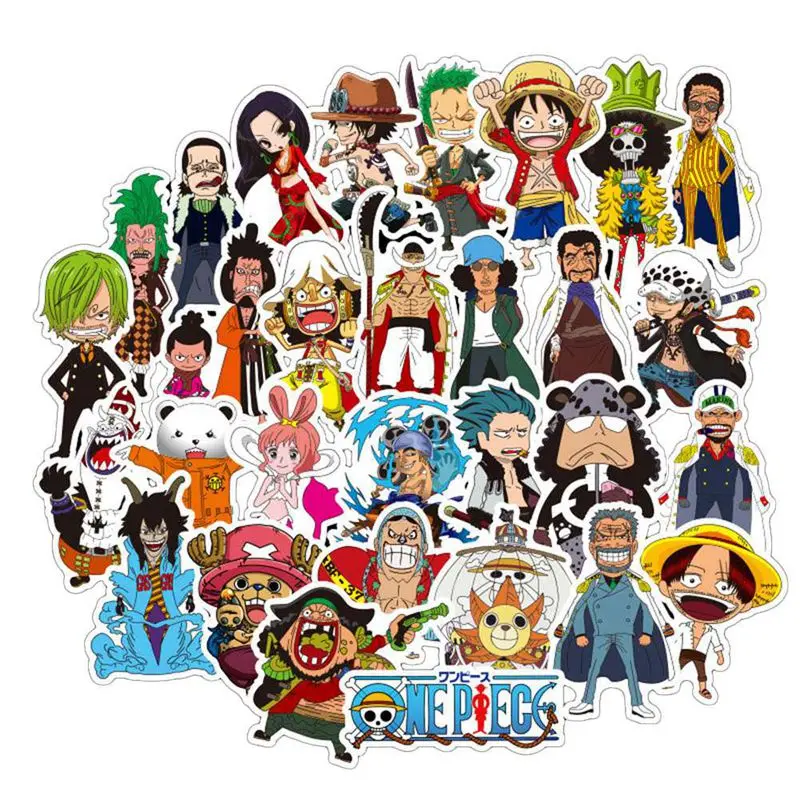 48Pcs/Lot Anime 2019 ONE PIECE Luffy Stickers For Car Laptop PVC Backpack Home Decal Pad Bicycle Waterproof Decal
48Pcs/Lot Anime 2019 ONE PIECE Luffy Stickers For Car Laptop PVC Backpack Home Decal Pad Bicycle Waterproof Decal