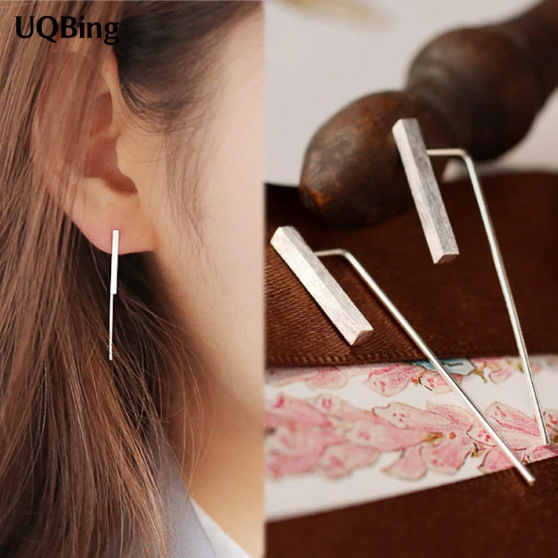 2016 New Design 925 Sterling Silver Earrings Long Brushed Earrings For Women Free Shipping Brincos
2016 New Design 925 Sterling Silver Earrings Long Brushed Earrings For Women Free Shipping Brincos