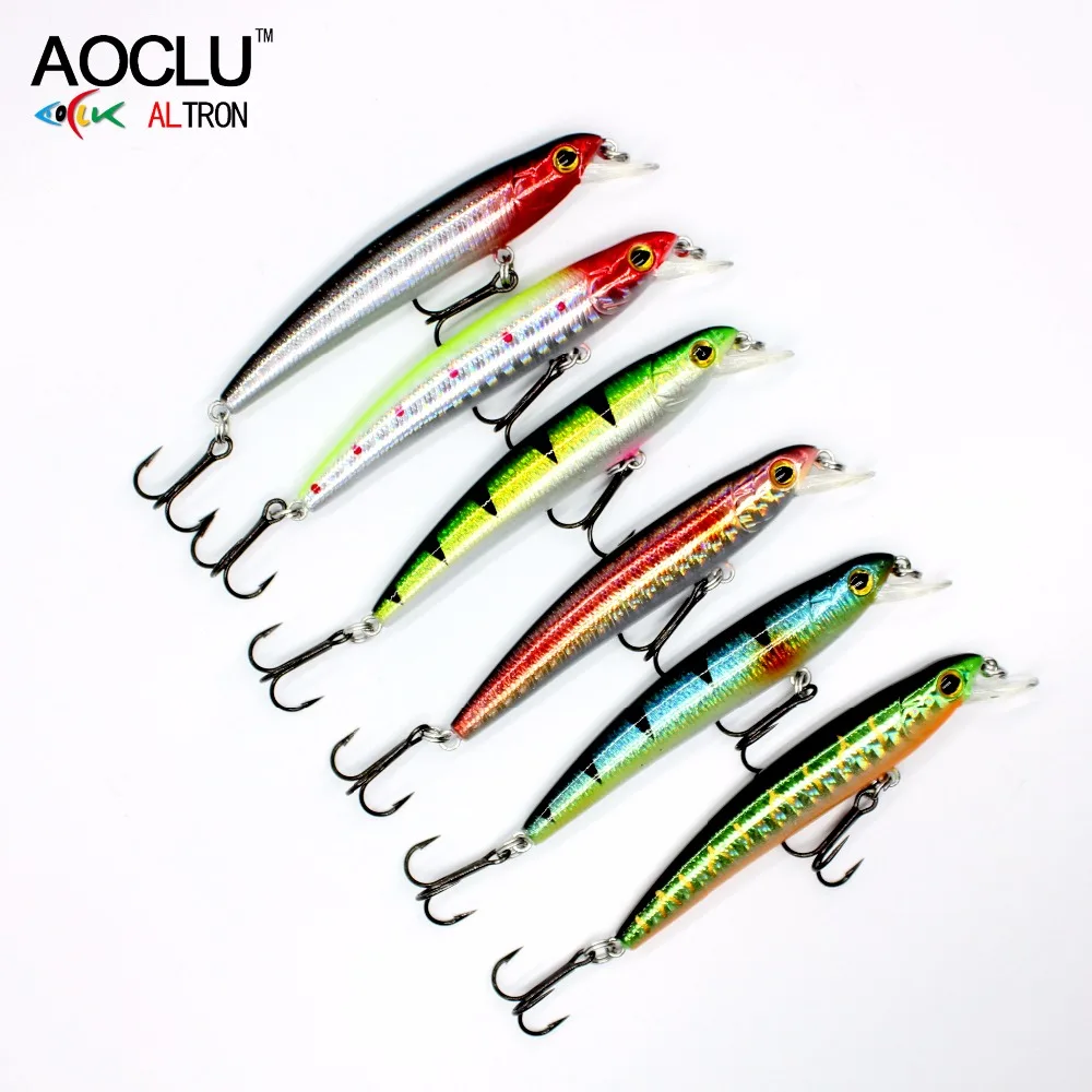 2018 AOCLU NEW 6 pcs/lot wobblers Jerkbait 70mm 5g Hard Bait Minnow Crank fishing lure VMC hooks 6 colors tackle free shipping
2018 AOCLU NEW 6 pcs/lot wobblers Jerkbait 70mm 5g Hard Bait Minnow Crank fishing lure VMC hooks 6 colors tackle free shipping