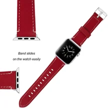 joyozy leather watch bracelet watch band for apple 38mm 42mm iwatch clock accessories for apple watch bracelet bracelet