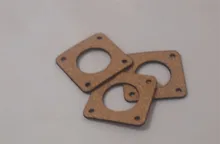 Amortecedor de impressora 3d nema17 motor de passo 42 junta de cortiça almofada anel 2mm cortiça isolamento pad diy cnc do motor parte 2 pcs(China)