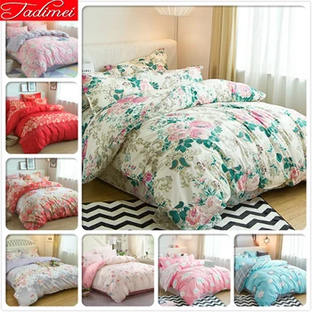 Floral Pattern Classic Bedding Set Adult Soft Bed Linens Double Queen King Size Bedspreads Quilt Comforter Duvet Cover 180x220cm
Floral Pattern Classic Bedding Set Adult Soft Bed Linens Double Queen King Size Bedspreads Quilt Comforter Duvet Cover 180x220cm