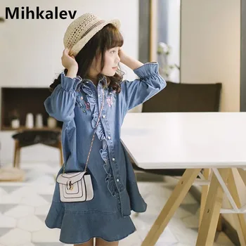 Mihkalev Fashion toddler girl dresses long sleeve girls denim princess dress for party wear children jeans tutu dresses costume
Mihkalev Fashion toddler girl dresses long sleeve girls denim princess dress for party wear children jeans tutu dresses costume