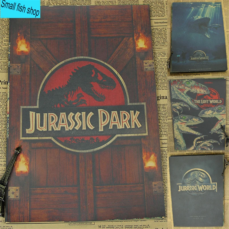 Jurassic Park Dinosaur world Movie Poster Home Furnishing decoration Kraft Movie Poster Drawing core Wall stickers
Jurassic Park Dinosaur world Movie Poster Home Furnishing decoration Kraft Movie Poster Drawing core Wall stickers