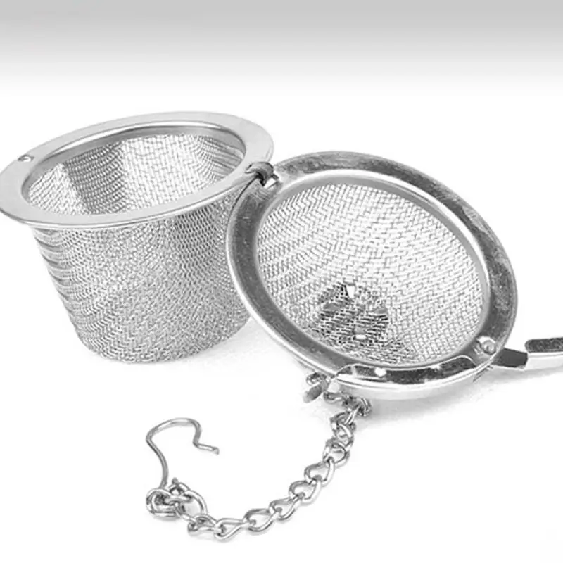 Portable Stainless Steel Tea Strainer Infuser Locking Tea Spice Mesh Herbal Ball Teapot Leaf Filter Coffee Tea Tools Accessories
Portable Stainless Steel Tea Strainer Infuser Locking Tea Spice Mesh Herbal Ball Teapot Leaf Filter Coffee Tea Tools Accessories