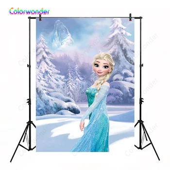 Princess Series Photography Background Princess Elsa 5X7ft Ice World Snow Mountains with Ice Castle Backdrops for Kids Birthday
Princess Series Photography Background Princess Elsa 5X7ft Ice World Snow Mountains with Ice Castle Backdrops for Kids Birthday