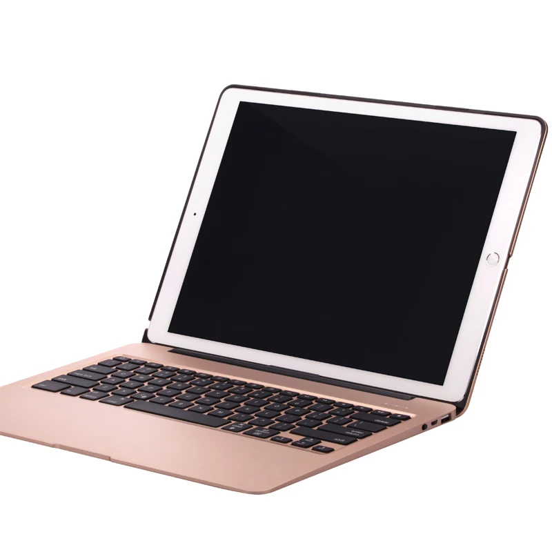 Ultra-thin Aluminum Alloy Metal Wireless Bluetooth Keyboard Case For iPad Pro 12.9" With 7 Colors Backlight Protective Shell 
Ultra-thin Aluminum Alloy Metal Wireless Bluetooth Keyboard Case For iPad Pro 12.9" With 7 Colors Backlight Protective Shell