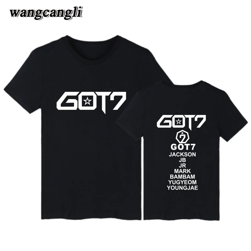 2019 Summer GOT7 Kpop T Shirt Women Men JB Jackson Short Sleeve Tshirt T-shirt Women GOT 7 K pop Hip Hop T Shirts Tops Plus Size 
2019 Summer GOT7 Kpop T Shirt Women Men JB Jackson Short Sleeve Tshirt T-shirt Women GOT 7 K pop Hip Hop T Shirts Tops Plus Size