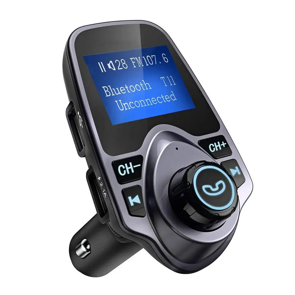 Wireless Bluetooth Car MP3 Radio Transmitter Adapter Car Bluetooth FM Transmitter USB Charger AUX Input LCD Display Music Player
Wireless Bluetooth Car MP3 Radio Transmitter Adapter Car Bluetooth FM Transmitter USB Charger AUX Input LCD Display Music Player