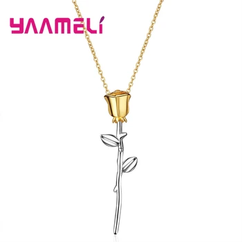 2020 New Fashion Rose Pendant Necklace for Women Mom Gifts 925 Sterling Silver Flower Design Choker Jewelry High Quality
2020 New Fashion Rose Pendant Necklace for Women Mom Gifts 925 Sterling Silver Flower Design Choker Jewelry High Quality