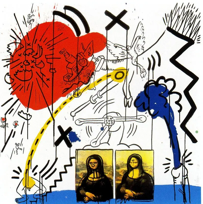 Keith Haring Pop Art Painting Mona Lisa Classic Canvas Paintings Vintage Wall Posters Stickers Home Decor Gift
Keith Haring Pop Art Painting Mona Lisa Classic Canvas Paintings Vintage Wall Posters Stickers Home Decor Gift