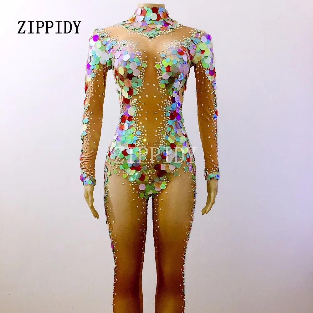 Multicolor Sequins Mermaid Jumpsuit Women Leggings Crystals Costumes Rhinestones Celebrate Stretch Rompers Singer Dancer Cloth
Multicolor Sequins Mermaid Jumpsuit Women Leggings Crystals Costumes Rhinestones Celebrate Stretch Rompers Singer Dancer Cloth