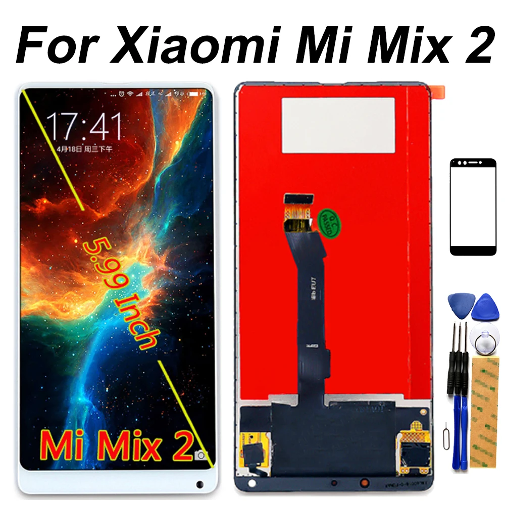 100% Tested LCD Display Touch Screen For Xiaomi Mi Mix 2 Digitizer Assembly Replacement For Mi Mix2 LCD 2160*1080 5.99 inch
100% Tested LCD Display Touch Screen For Xiaomi Mi Mix 2 Digitizer Assembly Replacement For Mi Mix2 LCD 2160*1080 5.99 inch