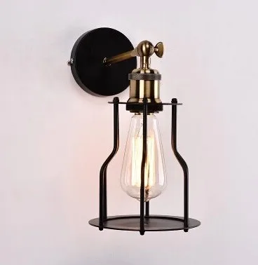 Free shipping Art lighting industrial E27 edison wall lamp vintage black iron finished cage lighting fitting for home decoration
Free shipping Art lighting industrial E27 edison wall lamp vintage black iron finished cage lighting fitting for home decoration