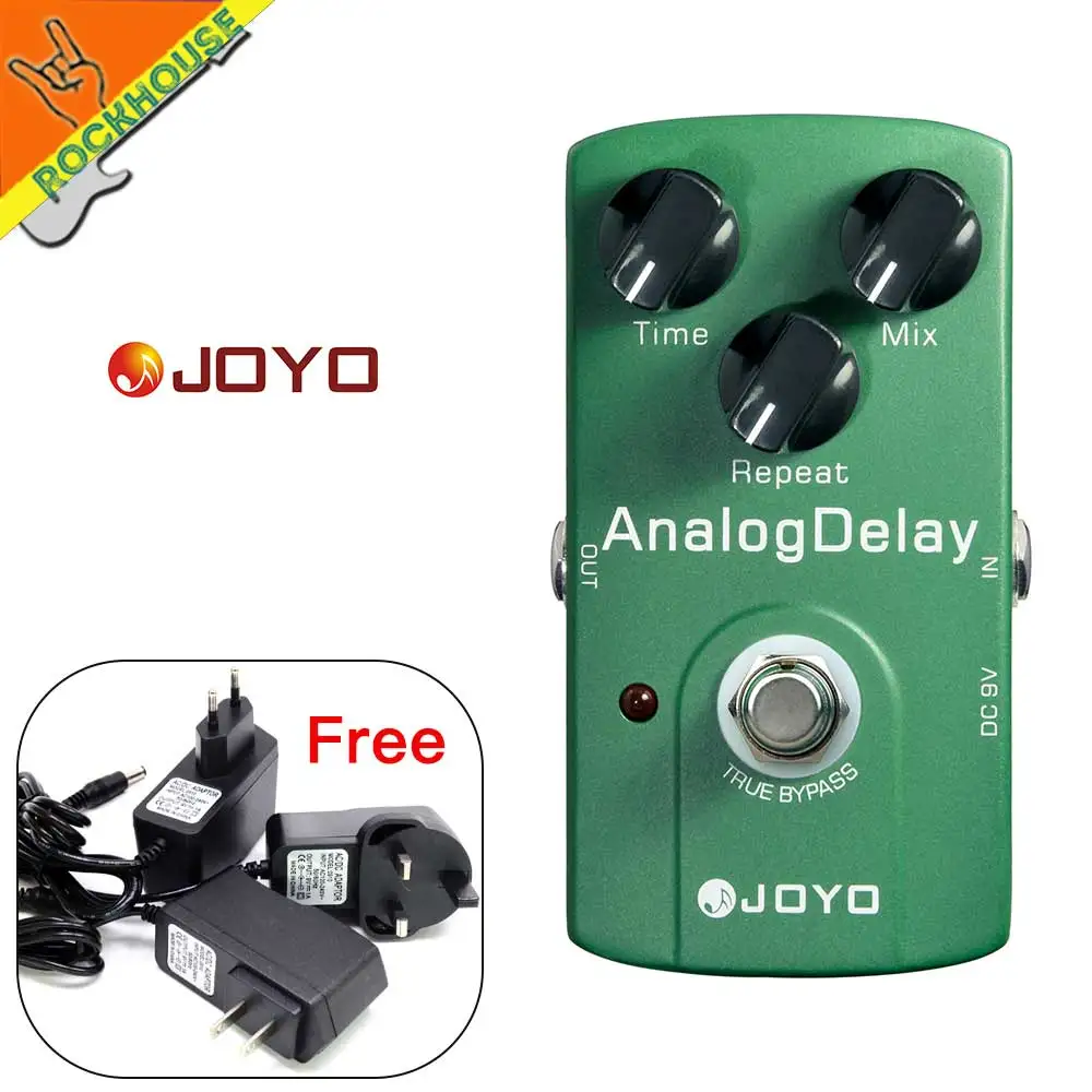 JOYO Analog Delay Guitar Effects Pedal Guitar Echo Delay Time Mix Repeat Adjustable Warm and Nature Tone True Bypass
JOYO Analog Delay Guitar Effects Pedal Guitar Echo Delay Time Mix Repeat Adjustable Warm and Nature Tone True Bypass