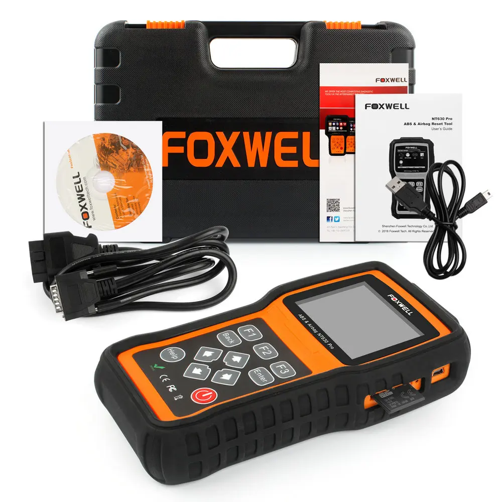 ABS Airbag Air bag SAS Reset Tool Foxwell NT630-03