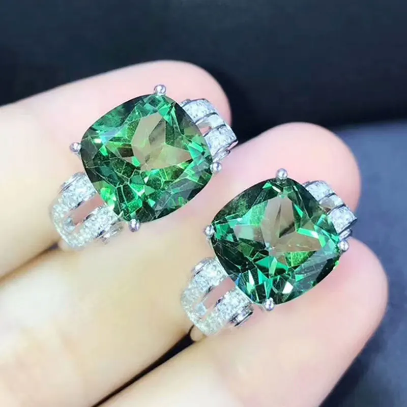 RADHORSE 925 Silver Rings for Women Fine Jewelry 100% Genuine green Topaz 10*10mm Sculpture gem Luxury style Adjustable ring
RADHORSE 925 Silver Rings for Women Fine Jewelry 100% Genuine green Topaz 10*10mm Sculpture gem Luxury style Adjustable ring