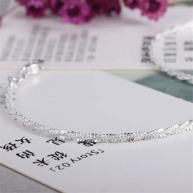 2018 New Intertwined 925 Sterling Silver Ankle Chain Simple Gypsophila Chain Anklets For Women Jewelry Girl Best Gift
2018 New Intertwined 925 Sterling Silver Ankle Chain Simple Gypsophila Chain Anklets For Women Jewelry Girl Best Gift