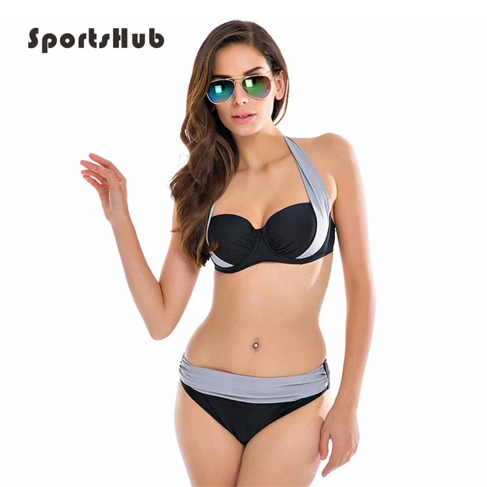 SPORTSHUB Sexy Bikinis Sets Underwire Swimsuit Women Polyester Swimwear Female Bikini Beach Bathing Suits Swim Wear Sets EF0004
SPORTSHUB Sexy Bikinis Sets Underwire Swimsuit Women Polyester Swimwear Female Bikini Beach Bathing Suits Swim Wear Sets EF0004