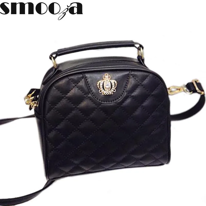 SMOOZA Designer Brand Imperial Crown Women Handbags Shell Quilted Ladies Shoulder Bag Women Messenger Bags Bolsa Feminina
SMOOZA Designer Brand Imperial Crown Women Handbags Shell Quilted Ladies Shoulder Bag Women Messenger Bags Bolsa Feminina