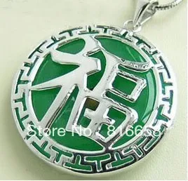 Бесплатная доставка новое ожерелье с подвеской из зеленого нефрита драконом