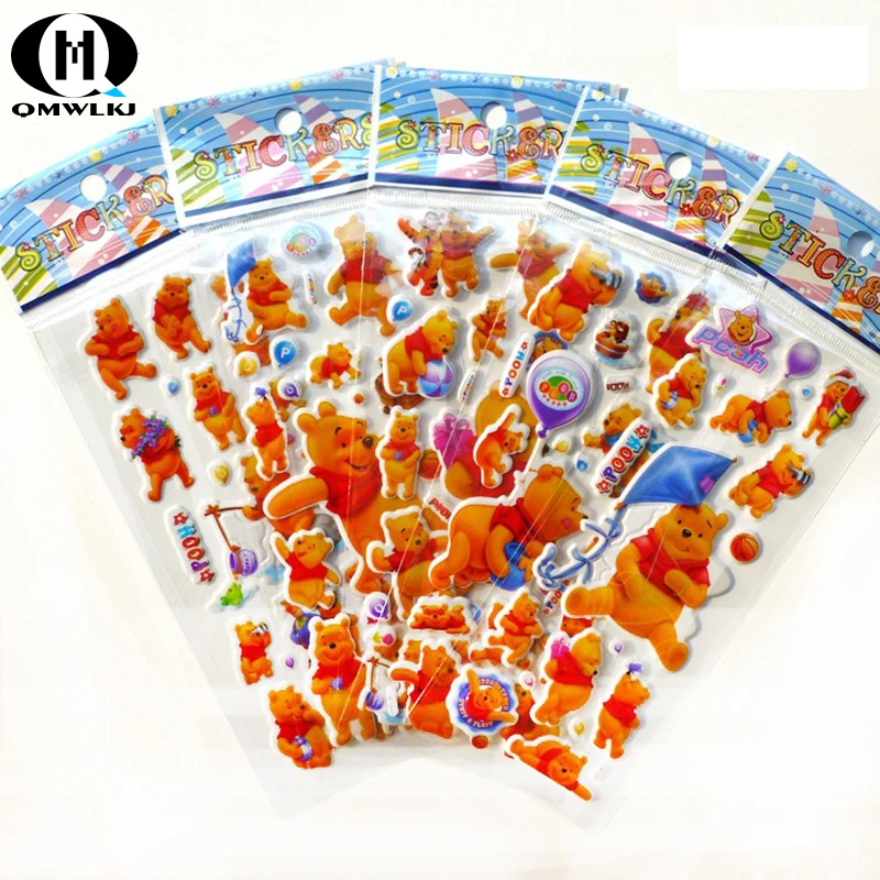 1pcs 3D Children stereoscopic Puffy Bubble Cartoon Winnie the Pooh Mickey Mouse Animal Children girl boy cartoon anime stickers
1pcs 3D Children stereoscopic Puffy Bubble Cartoon Winnie the Pooh Mickey Mouse Animal Children girl boy cartoon anime stickers