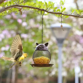 Metal Bird Feeder Wild Balcony 360 Degrees Feeding Outdoor Hanging Feeder For Birds Parrot Food Feed Box Birds Accessoires New
Metal Bird Feeder Wild Balcony 360 Degrees Feeding Outdoor Hanging Feeder For Birds Parrot Food Feed Box Birds Accessoires New