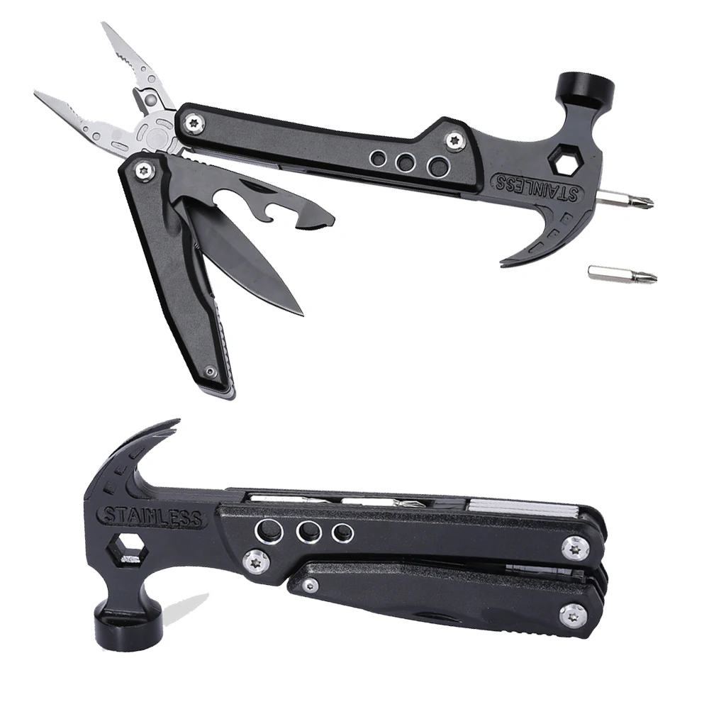 New 11 in 1 Multitools Folding Plier Scissors Camping Fishing Multi Tools Plier Screwdriver Bits Multifunctional Tool
New 11 in 1 Multitools Folding Plier Scissors Camping Fishing Multi Tools Plier Screwdriver Bits Multifunctional Tool