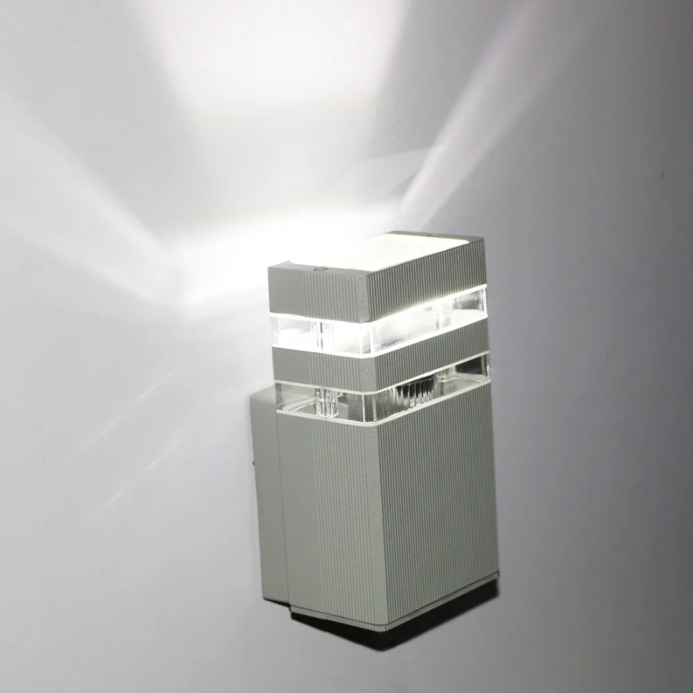7W LED Wall Sconce Light Fixture Outdoor Lamp Replaceable E27 Bulb Waterproof IP54 Balcony Gate Gray shell
7W LED Wall Sconce Light Fixture Outdoor Lamp Replaceable E27 Bulb Waterproof IP54 Balcony Gate Gray shell