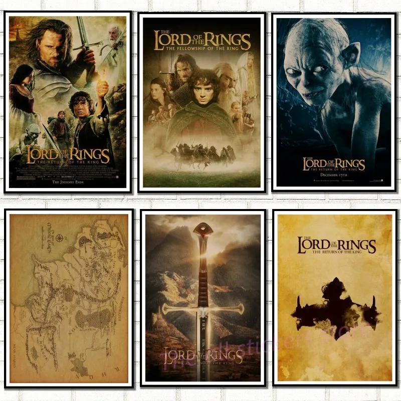 The Lord Of The Rings:The Hobbit The Return of the king Kraft Movie Poster Drawing core Wall stickers/5067
The Lord Of The Rings:The Hobbit The Return of the king Kraft Movie Poster Drawing core Wall stickers/5067