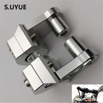 Universal Anodized 2 Inch Pivoting Motorcycle Handlebar Riser For 22mm or 28mm Bars Clamp for suzuki yamaha kawasaki bmw honda
Universal Anodized 2 Inch Pivoting Motorcycle Handlebar Riser For 22mm or 28mm Bars Clamp for suzuki yamaha kawasaki bmw honda