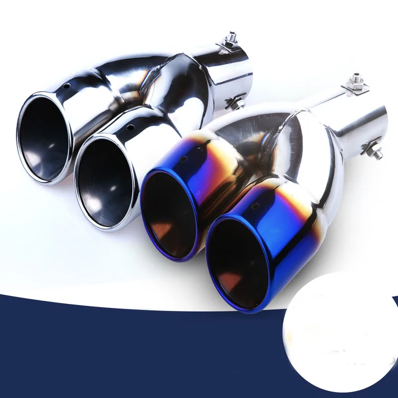 Double Outlet Stainless Steel Muffler Exhaust Pipe Tip End Trim Modified Tail Throat Liner Pipe For Hyundai Elantra 2007-2019
Double Outlet Stainless Steel Muffler Exhaust Pipe Tip End Trim Modified Tail Throat Liner Pipe For Hyundai Elantra 2007-2019