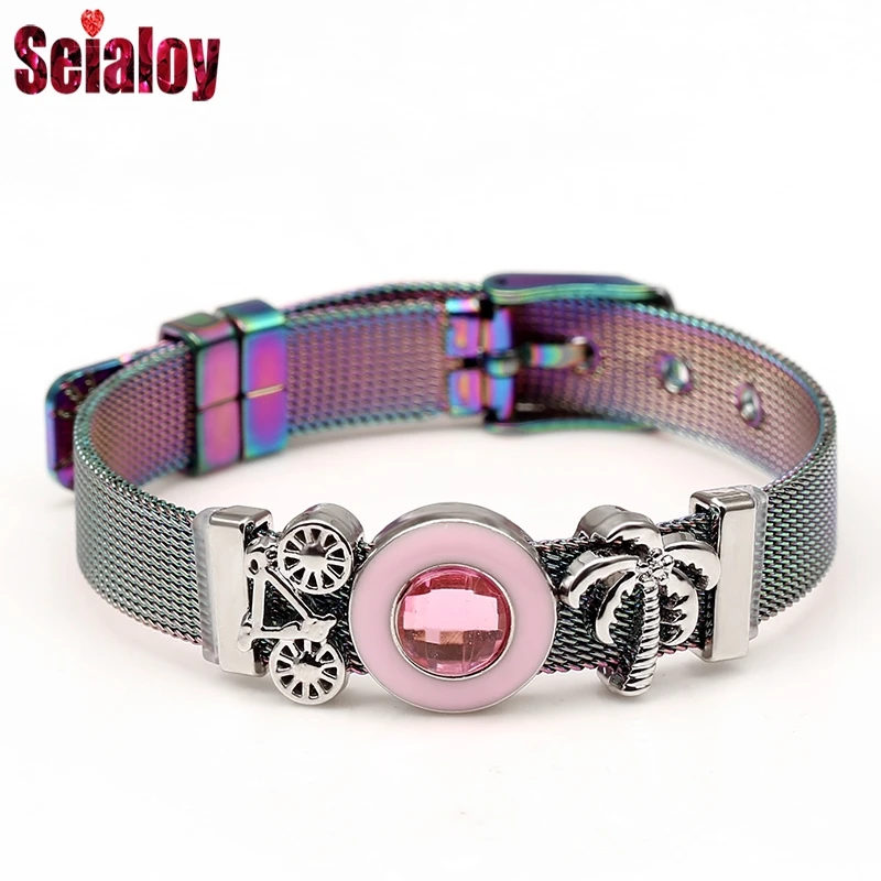 SEIALOY New Color Stainless Steel Mesh Bracelets For Women Men Bikes Landscape Timeless Charm Brands Bracelet Jewelry Gifts
SEIALOY New Color Stainless Steel Mesh Bracelets For Women Men Bikes Landscape Timeless Charm Brands Bracelet Jewelry Gifts